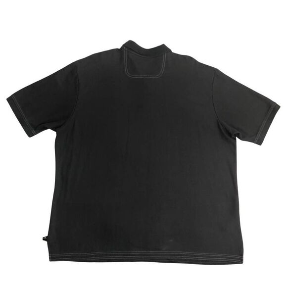 Tommy Bahama Collared Polo Gray 2XL Supima Cotton Short Sleeve XXL FLAWED - Picture 2 of 8